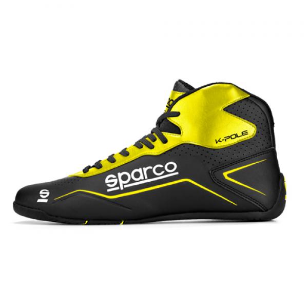 Sparco Kart Schuhe K-POLE schwarz/gelb Gr. 36 bis 46